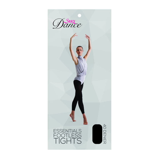 SILKY DANCE Essentials 40 Denier Footless Tights