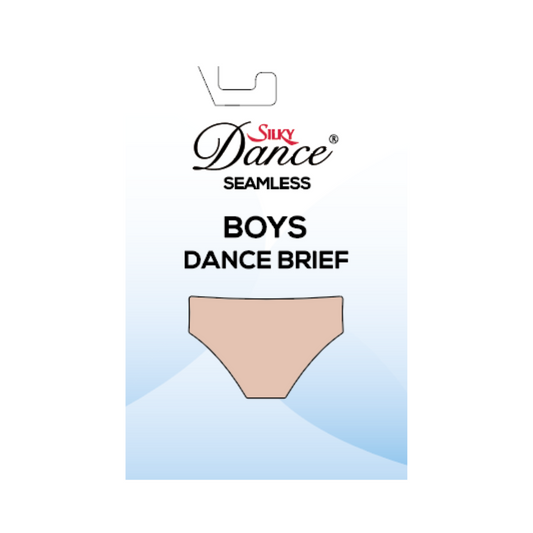 SILKY DANCE Seamless Boys Dance Brief - NUDE